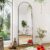 Top BEAUTYPEAK Arch Mirror: Elegant 59″x16″ Full-Length Black Design