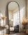 Top Delma Arched Full Length Mirror – Stylish 56″x20″ Floor Standing Mirror for Bedroom, Bathroom, Living Room