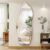 Top QDSSDECO 63″x24″ Irregular Wave Mirror for Stylish Decor
