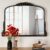 Top SHYFOY Antique Black-Gold Baroque Wall Mirror – 23″x36″ Elegance